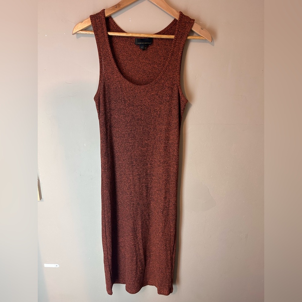 I Jeans by Buffalo Heather Amber Glow Tank Top Maxi Dress Sz S Scoop Neck Summer